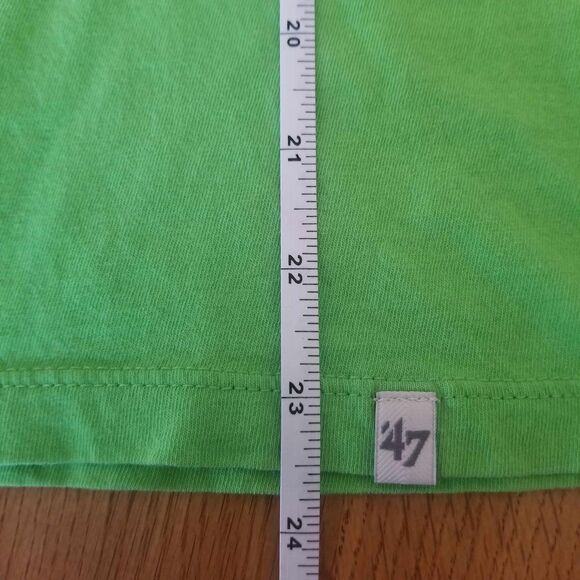 Womens V Neck Bright Green NFL Seattle Seahawks Football Tshirt Sz S - Picture 4 of 5